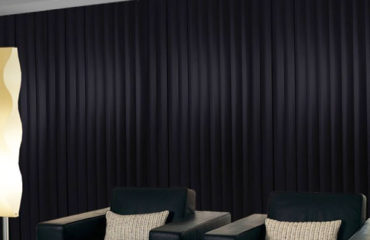 Black Window Vertical Blinds
